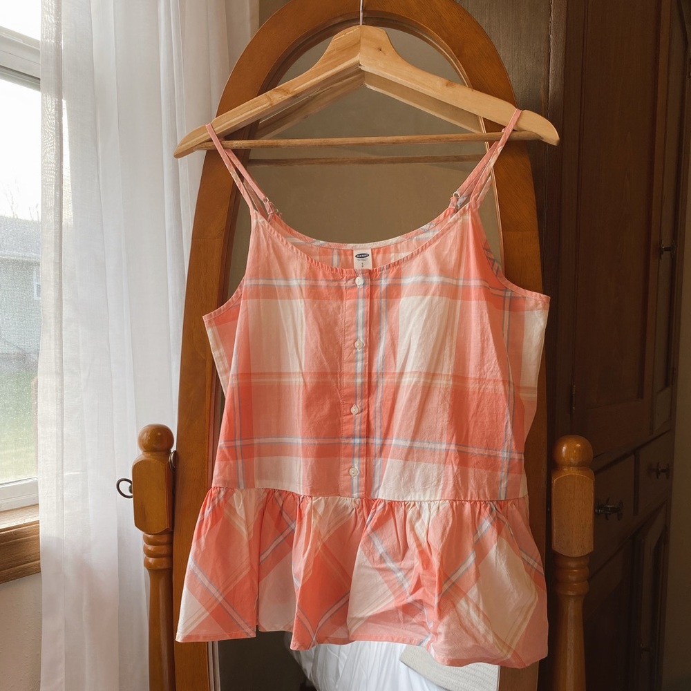 plaid tank